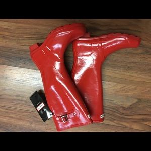 Red Hunter Boots